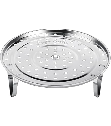 Griglia Cottura A Vapore 22 Cm In Acciaio Inox - Supporto Per Pentole E Vapore - Foto 10