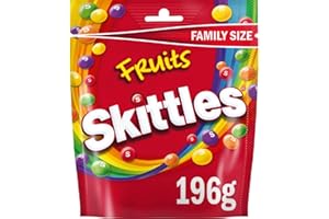 WRIGLEY'S SKITTLES -Pochette de Fruit Original 174 gr (Lot de 14 Paquets)