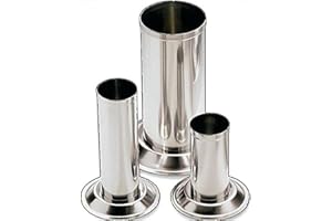 Teqler T-134812 Standzylinder, Edelstahl, groß