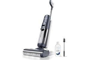 Tineco FLOOR ONE S5 Smart Cordless Wet-Dry Vacuum Cleaner and Mop for Hard Floors, Digital Display, Long Run Time, Great for Sticky Messes and Pet Hair, Space-Saving Design
