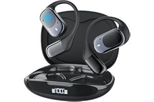ANSTEN Open Ear Kopfhörer Bluetooth 5.3, Touch Controlled Air Conduction Ohrhörer Kopfhörer Kabellos Bluetooth Kopfhörer Sport, IPX6 Wasserdicht, 30H Spielzeit, Geeignet für Sport, Bewegung, Spiele