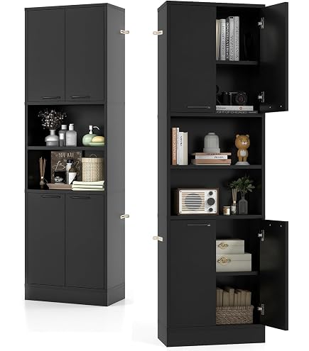 MB Muebles Bonitos Vitrine Luke V6 Avec Pieds 2cm Sonoma Et Blanc - Meuble Salon Moderne Avec LED, 40x167x29 Cm