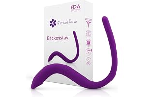 IntimateRose bäckenstav, bäckengolvsmuskel triggerpunktsmassager, perineal massageverktyg för bäckenfysisk terapi och smärtlindring, BPA-fri, latexfri, standard (ej vibration)