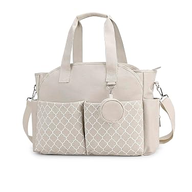 Sac à Langer 2 En 1 Bébé - Pochette De Change Réutilisable Avec Poches Organisatrices - Thème Baleine - Pour Maman En Déplacement