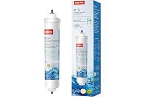 COFFIX Filtr do lodówki Samsung, LG, Whirlpool, Bosch - Zamiennik filtra HAFEX/EXP - Oczyszcza wodę i chroni przed kamieniem