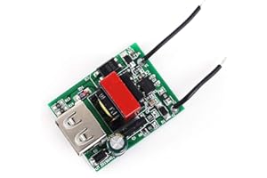 AILOVA USB-DC-Step-Down-Modul, 12 V 24 V 36 V 48 V 72 V auf 5 V 1 A, isoliertes Netzteil, Buck Converter Stabilisator