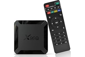 GÉNÉRIQUE Disponible pour X96Q 2Go 16Go 4K boitier TV décodeur Lecteur multimédia Smart IP TV Box Convient à X96Q TV Box 2Go 16Go Android 10.0 4K Quad Core Convient à x96q Boîtier TV 4K