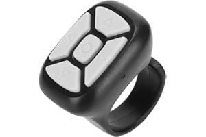 Cuifati Handy-Fernbedienung, Handy-Bluetooth-Ring-Fernbedienung für iPhone Smartphones Tablets