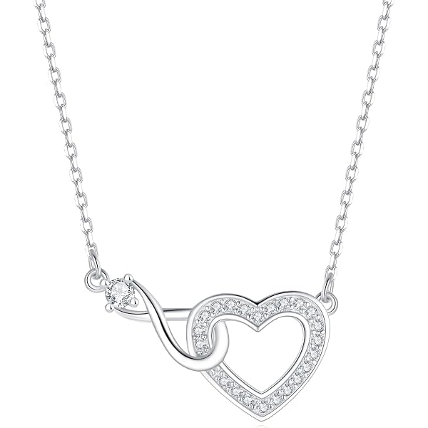 Collana Infinity in Argento 925 da donna con catena Italia