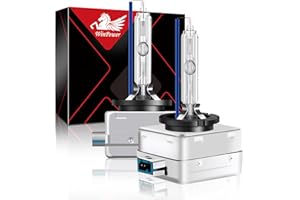WinPower D8S Bombilla Xenon 35W Xenón para Coche 8000K Azul Frío Luces Lampara Descarga 12V HID Kit de Conversión, 2 Lamparas