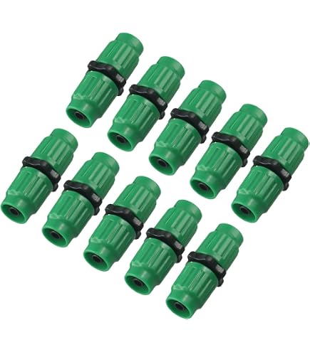 Lot De 2 Connecteurs Femelles Rapides Pour Tuyau D'arrosage Extensible - Raccord De Remplacement Bleu, Avec Embouts - 11