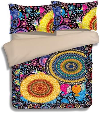 Zhizhen Beding Quilt,Bedspread Ducet Cover 4 in 1 Bedding Cover Set (160x210cm-for1.2M Bed)
