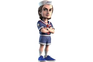 MINIX COLLECTIBLE FIGURINES Bandai Minix Stranger Things Ice Cream Steve Model, Collectable Steve Stranger Things Figure, Bandai Minix Stranger Things Merchandise, Stranger Things Figures Make Great Stranger Things Gifts