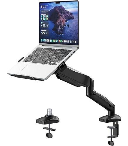MyWall HLA2L VESA Adapter Für Laptops 11-17 Zoll – Halterung Für Monitorarme, Bis 4 Kg
