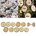 Produktbild TAOtTAO Exquisite Pendant 10pcs Holz Weihnachtsbaum Hängende Verzierung Holz Scheiben DIY Kunst Handwerk Geschenk Tags