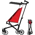 Beauenty Travel Stroller, Umbrella Stroller, Compact Baby Stroller for Airplane Use, Lightweight Stroller with Seat Belts, Coast Stroller Rider for Kids Ages 1-6, One Hand Folding (Style 8)