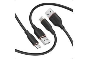 Anker Flow kabel USB C [2 sztuki 1,8 m] kabel do ładowania USB C, kabel USB na USB C do Samsung Galaxy S24 S23 S22 Ultra Note 20 iPhone 16 15 14 Pro Max, Huawei, LG V30, smartfon (opaski kablowe w