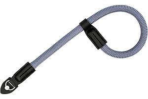 VKO Kamera Handschlaufe Kameragurt Kletterseils Handgelenk-Schlaufe Trageschlaufe geeignet für DSLR SLR oder spiegellosen Kameras(Grau)