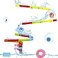 Symiu Giochi Bagnetto Bagno Bambini Pista Biglie Rampa per Blocchi Costruzioni Giochi Doccia per Bambini 3 4 5