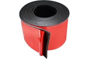 JAHOMFAI Plancha Goma, Suelo de Antideslizante, Rollos de Goma Para Sellado, Protección de Suelos, Protección Contra Vibraciones, Revestimientos, Juntas de Bricolaje