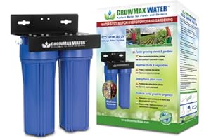 Eco Grow 240. Zweistufiges Wasserfiltersystem mit hoher Kapazität. Ideal für den Einsatz in großen Gärten, Baumschulen und Kulturen. GrowMax Water.