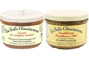 La Belle Chaurienne Terrine Duo 180g x 2 Wild Boar and Traditional Pork Farmhouse