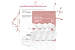 ZOKUUR Biodance Mask Collagen, Bio Collagen Face Mask, Deep Collagen Anti Wrinkle Lifting Mask, Biodance Collagen Mask Overnight, Miglioramento Dell'elasticità per Ridurre al Minimo i Pori (4 pezzi)