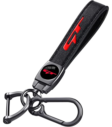 Autosleutelhanger Voor Kia GT Line Rio Ceed Optima Sportage Picanto K3 K5, Lederen Koolstofvezel Autoring Sleutelhanger Trinket Legering Sleutelhangers, Auto-interieur,H