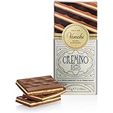 Venchi Tavoletta Cremino 1878, 110g - Cioccolato al Latte e alle Nocciole Gianduia e Cioccolato Bianco con Pasta di Mandorla 