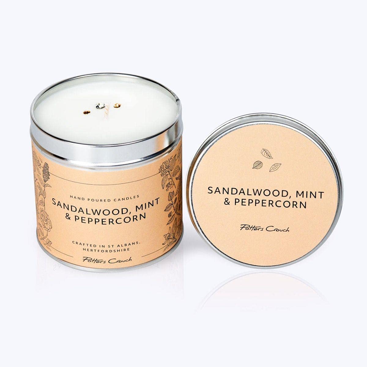 Potters Crouch - Sandalwood, Mint & Peppercorn Candle