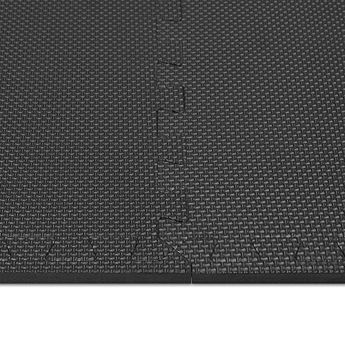 6-16x Puzzlematte Bodenschutzmatten Fitnessmatte Unterlegmatte Spielmatte Stecksystem Modellauswahl Farbauswahl Blau oder Schwarz SET - 2