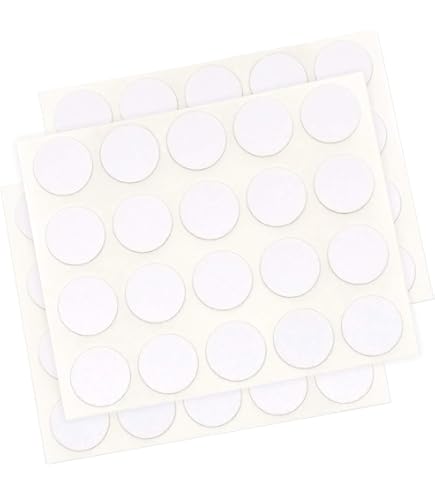 Adsamm Lot De 20 Caches Adhésifs Pour Meubles – Ronds 13 Mm Gris Foncé – Idéal Pour Cacher Trous De Vis, Rayures Et Bosses – Fabriqué En Europe