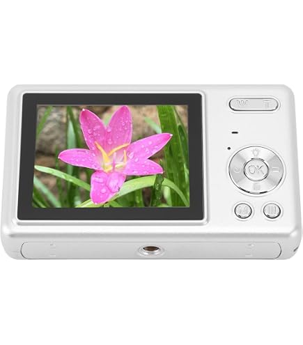 SOOMFON Fotocamera Digitale 72MP | Compatta Con Zoom 16X E Schermo 2.8” | Per Bambini E Principianti – Rosa - 2