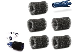 KYUQY Tail Sweep Pro TSP10S de rechange pour Polaris 280, 380, 360, 3900 Sport, 180, avec 6 brosses en mousse pour nettoyeurs haute pression Polaris