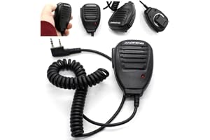CALANDIS Two Way Communication Heavy Duty Baofeng Bf-Uv5R 888S Speaker Microphone