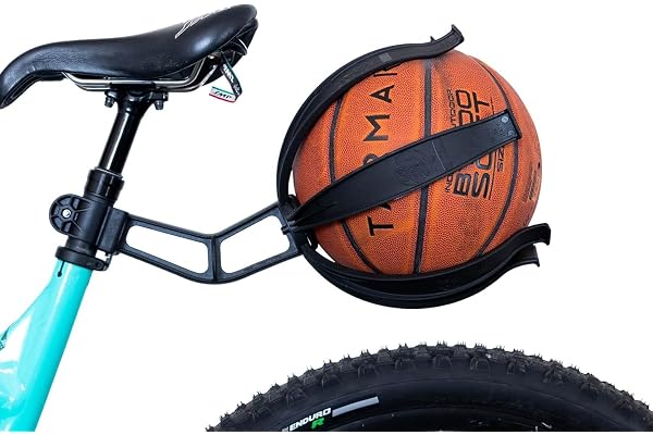 KIK BALL, Porte-Ballon de Vélo, Dispositif de Sécurité pour Enfants et Garçons, Facile à Utiliser, Adapté aux Ballons de Football, Basket-Ball et Rugby