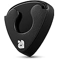 ROTOPATA Guitar Pick Holder avec adhésif arrière, noir Guitar Pick Case avec ressort, accessoires de guitare coincé sur la guitare, électrique, acoustique, Ukulele, basse (pas de picks)