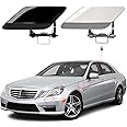 CZShiYue Front Bumper Headlight Washer Nozzle Cover Cap Fit for Mercedes Benz E-Class W212 E300 E350 E400 E550 2008 2009 2010 2011 2012 2013 2128600108 2128600208 (White, Left Driver Side)