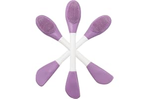 ZOLUNU Silikon-Gesichtsmaskenbürste, 3er-Pack Masken-Applikator-Werkzeug und Massage-Spatel zum Auftragen von Schlamm, Lehm, Aktivkohle-Mischmaske, Creme, Lotion