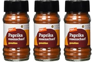 TEGUT… REINHEITSVERSPRECHEN tegut... Paprika rosenscharf gemahlen Gewürz, 3er Pack (3 x 40 g)