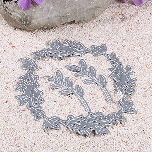 Amazingdeal365 Blumenring Form Schablonen Schneiden DIY Dekor Sammelalbum Karten Buchzeichen Lesezeichen als Geschenk für Freunde Geburtstag Kinder,Kindergarten Hobby Schule Handarbeit Unterricht usw. Ein tolles Geschenk! - 3