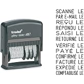 Tampon Dateur Trodat 1010 Classic | Format 4x26mm | Encrage Séparé Français