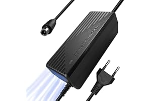 FONGKE Caricabatterie universale 42 V 2 A per Scooter Elettrico per Xiaomi M365/S1/S2/MI3/Pro/Pro 2, Ninebot ES1/ES2/ES3/ES4/E22E/E25E/E45E(1-PIN 8 mm)