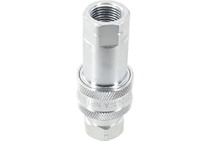 Sileduove Acoplamiento hidráulico, conector de liberación rápida NPT ISO A conector de acoplamiento hidráulico 1/4" 3/8" 1/2" 3/4"(NPT-3/4)