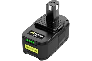 Ibanti P108 18V 5,5Ah Recambio para Ryobi Batería RB18L50 RB18L40 RB18L25 RB18L15 RB18L13 P108 P107 P122 P104 P105 P102 P103 con Indicador LED