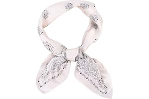 MAIRY Scarfs for Women Satin Hijab Bandana Silk Like Head Neck Scarf Neckerchief Headwear Square Scarves Gifts 27 Inch