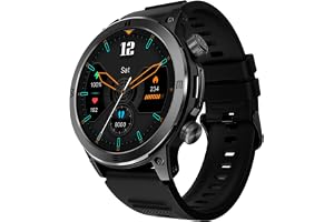 Noise Endeavour Rugged Smartwatch with 7Day Battery, BT Calling (Answer/Make), 1.46" AMOLED, 100+ Sport Modes, Rapid Health Tracking, SOS Technology, Functional crown, 1 Year Warranty (Black)