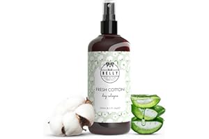 BELLY OUR MUTUAL FRIEND Belly Natural Dog Perfume & Deodorant Spray, Long-Lasting Dog Smell Eliminator - Freshens Coat, Neutralizes Odors, Vegan Formula for Daily Use, 250ml (Cotton Blossom)