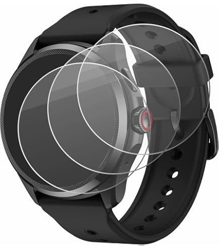Supershieldz Displayschutzfolie Für TicWatch Pro 3 GPS – 2 Stück Gehärtetes Glas, 9H Härte, Blasenfrei