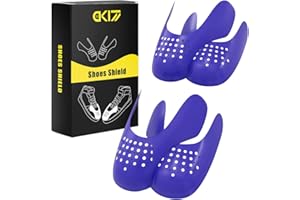 DK177 2 Paia Scudi per Scarpe, Anti Rughe Protezione per Scudi Toe, Protezione per Scudi Delle Sneaker Contro le Pieghe Delle Scarpe, Evitare Scarpe Sneaker Piega Rientranza, Donna, UE 35-40